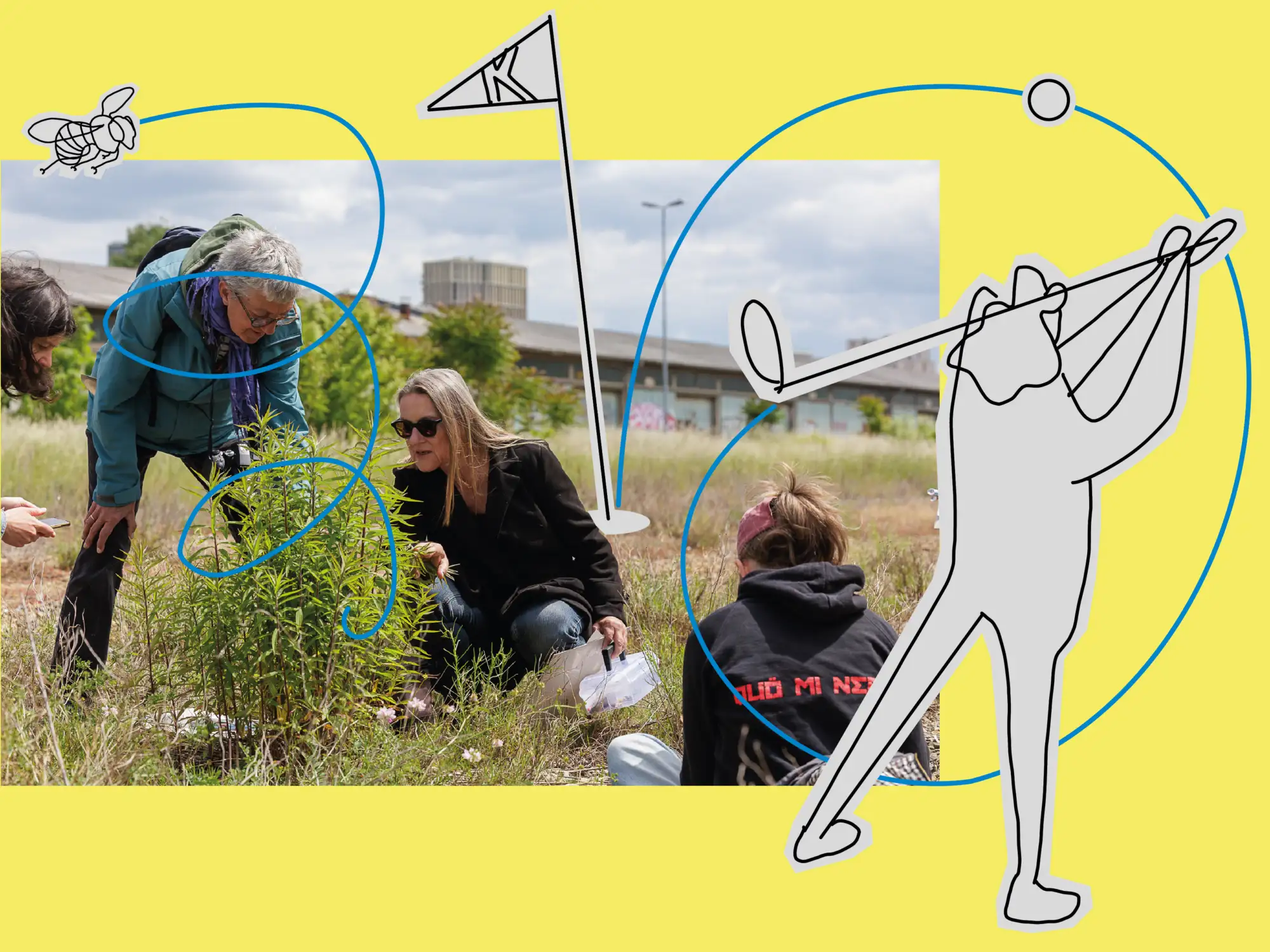 Collage Cross Golf-Parcours