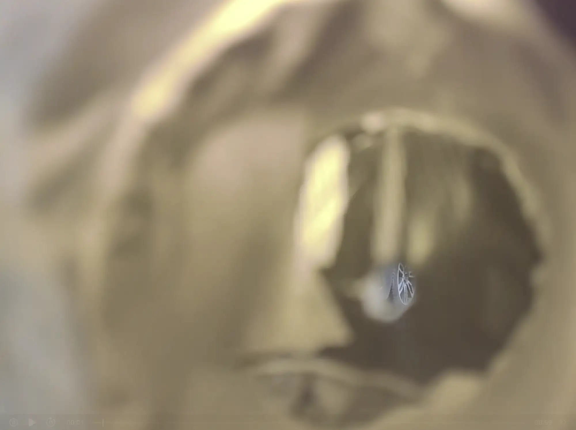 Bild mit unscharfem Fokus, in Brauntönen mit gelben Akzenten